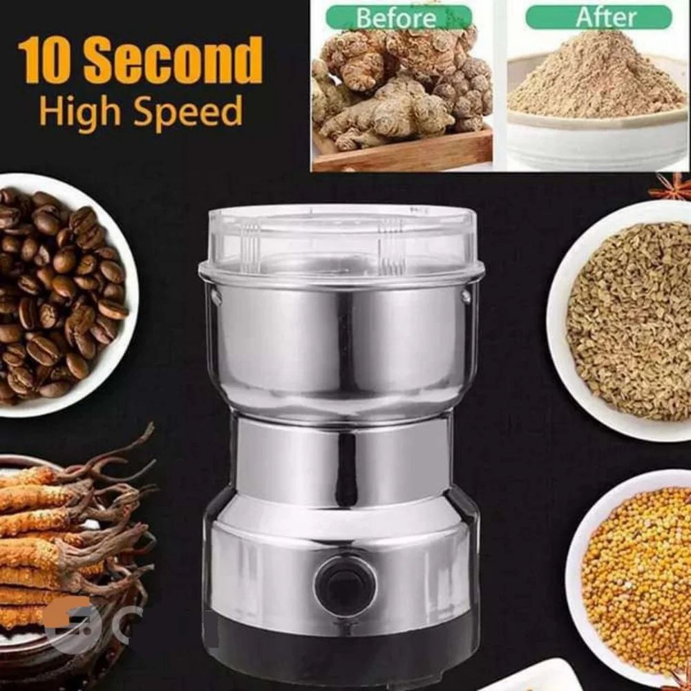 200W Multi-Function Mixer Juicer Grinder | Compact Electric Household Grinder | 1 Jar | Stainless Steel Blades | Silver