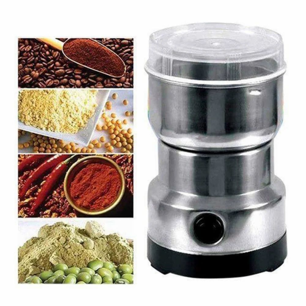 200W Multi-Function Mixer Juicer Grinder | Compact Electric Household Grinder | 1 Jar | Stainless Steel Blades | Silver